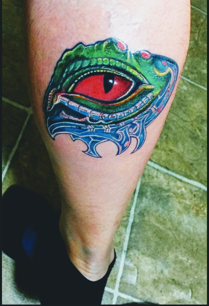 Flaming Eye Tattoo Picture