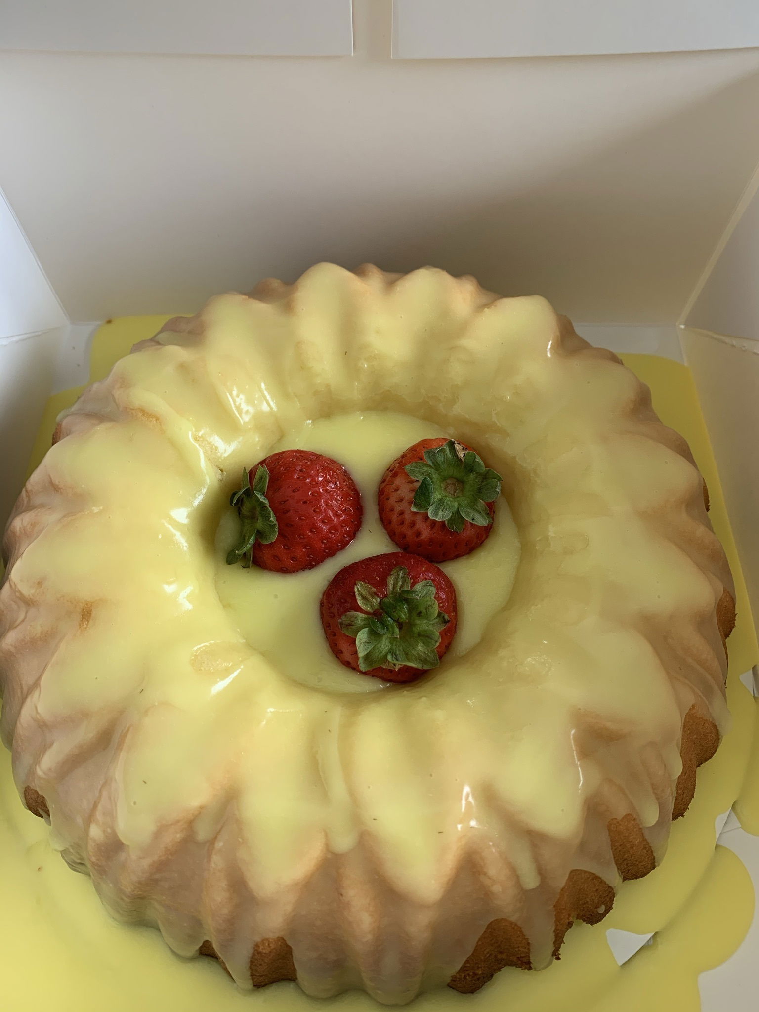 Lemon Glaze Pound Cake