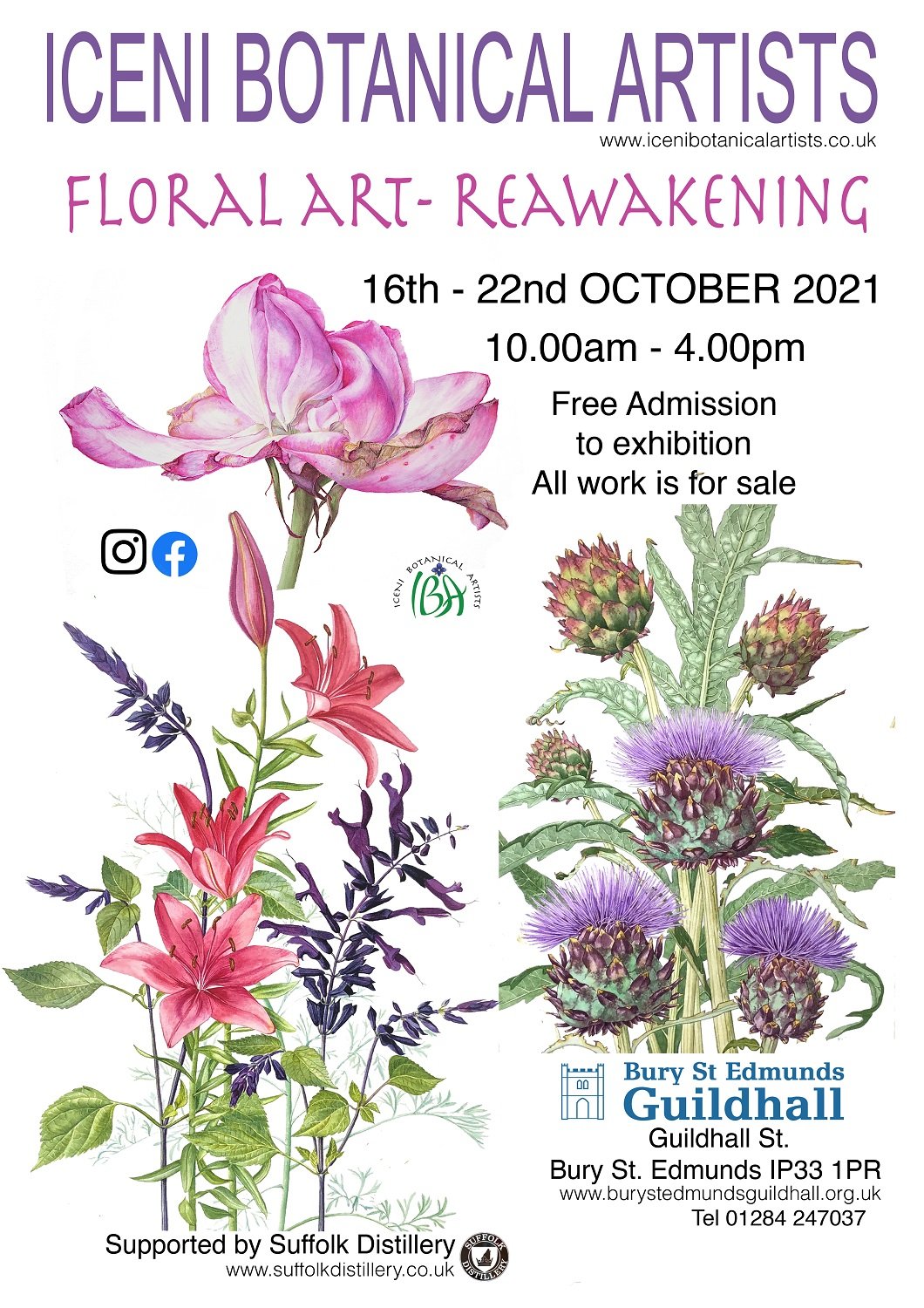 Floral Art - Reawakening 2021: Lockdown through the eyes of the botanical artist