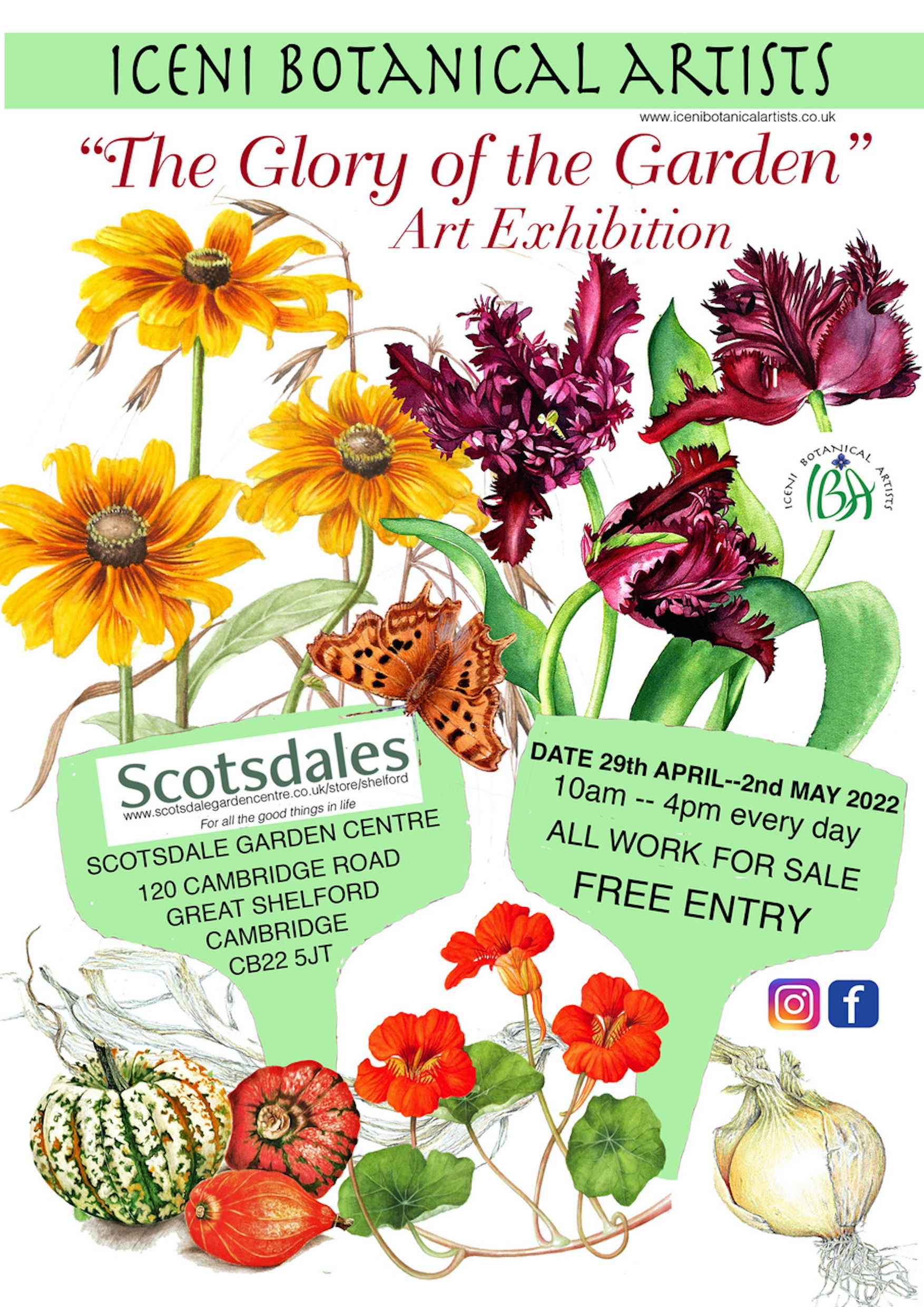 Exhibition at Scotsdale Garden Centre - The Glory of the Garden