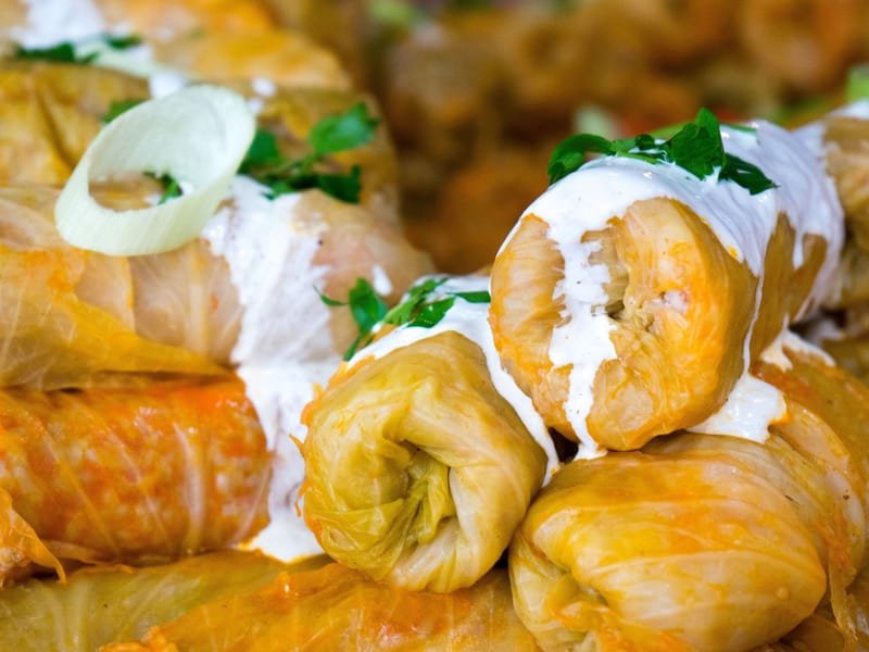 Stuffed cabbage rolls (Toltott kaposzta)