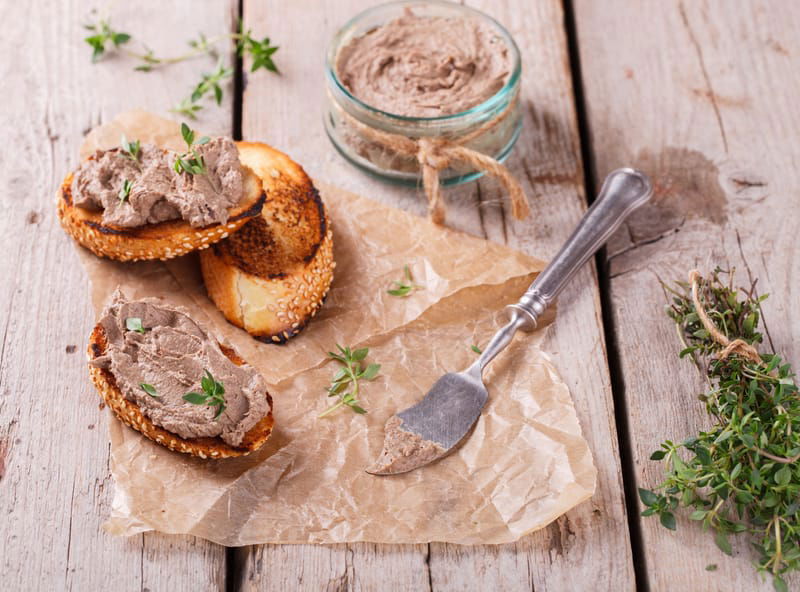 Chicken liver pate (homemade)