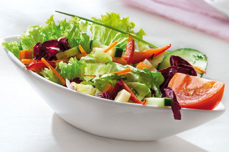 Mixed fresh bowl of salad