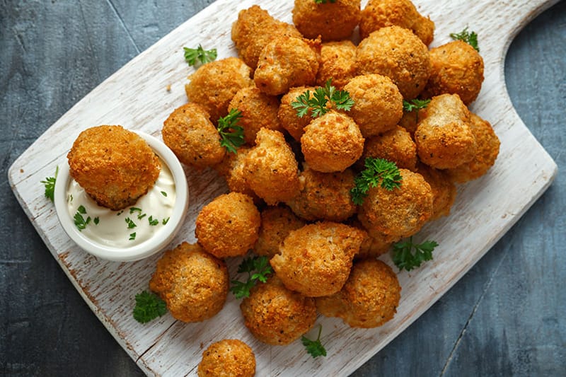 Fried mushrooms