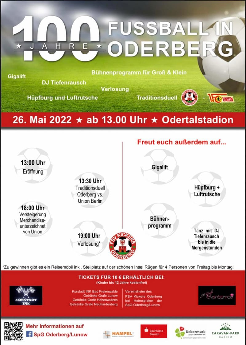 100 Jahre Fußball in Oderberg