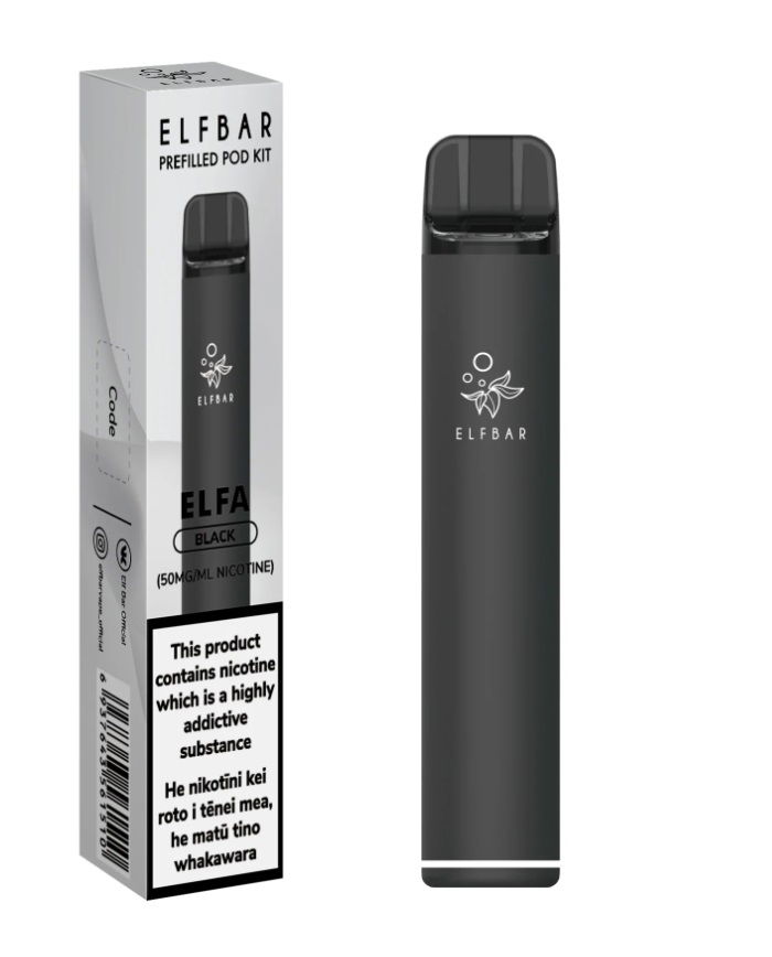 Elfbar Prefilled Pod Kit Black - PhoneCloud