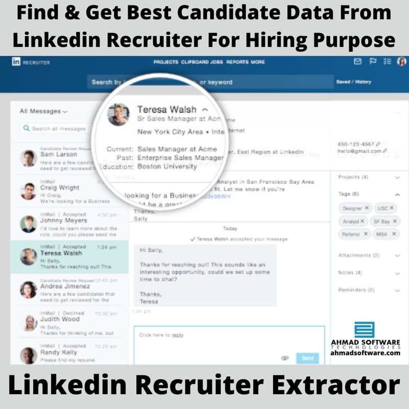 How Can I Extract Candidates Data From LinkedIn Recruiter?