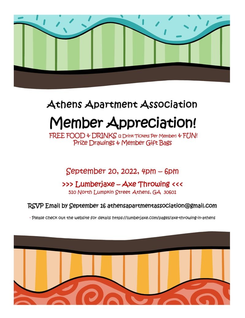 Athens Apartment Association Member Appreciation