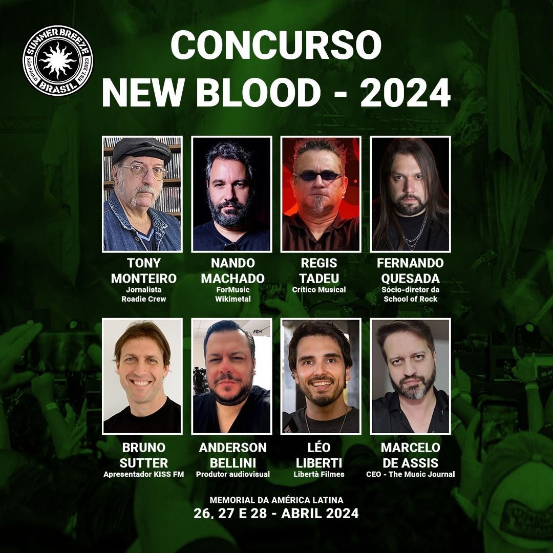 SUMMER BREEZE BRASIL anuncia as dez bandas finalistas do concurso NEW BLOOD