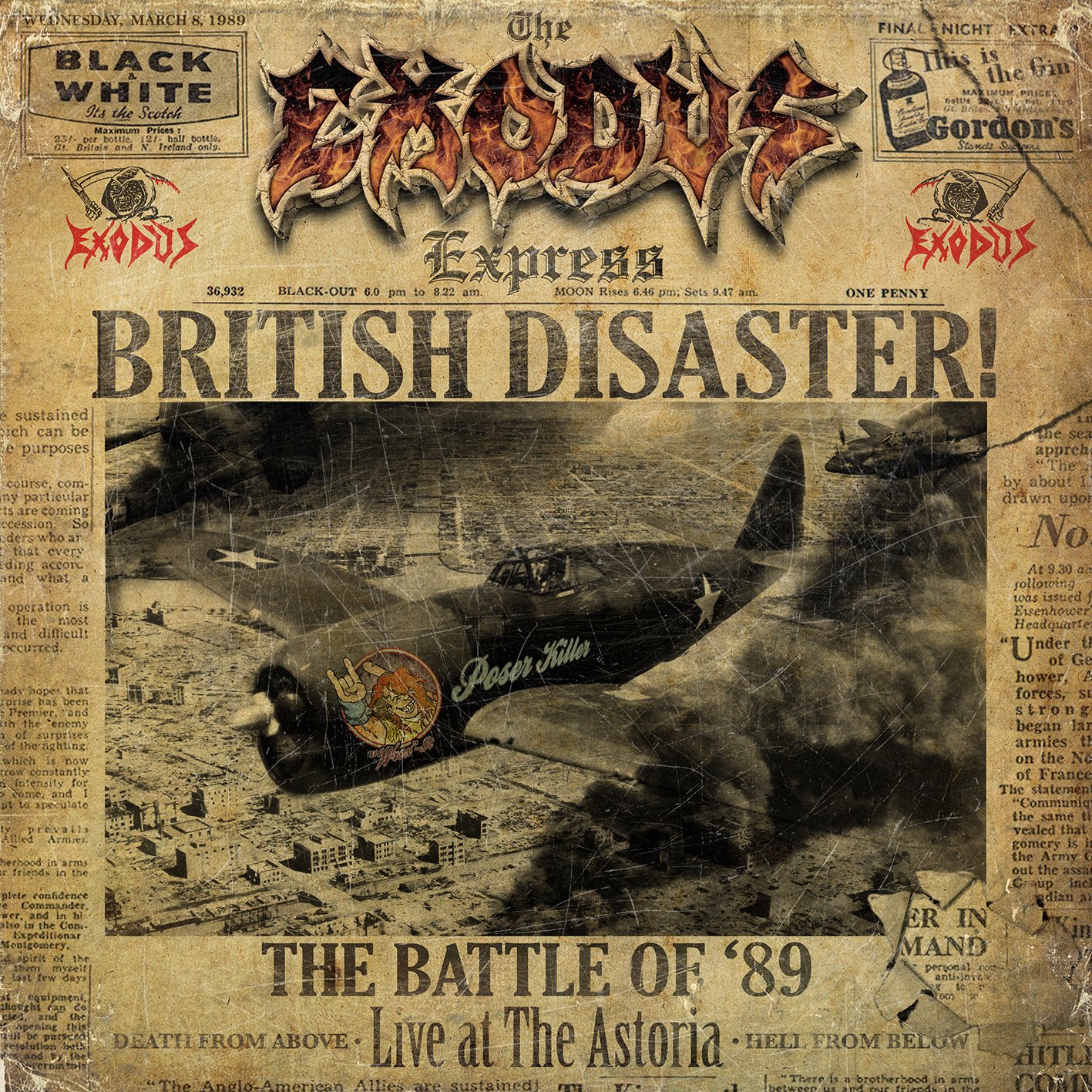 EXODUS anuncia álbum ao vivo 'British Disaster: The Battle of '89 (Live At The Astoria)!