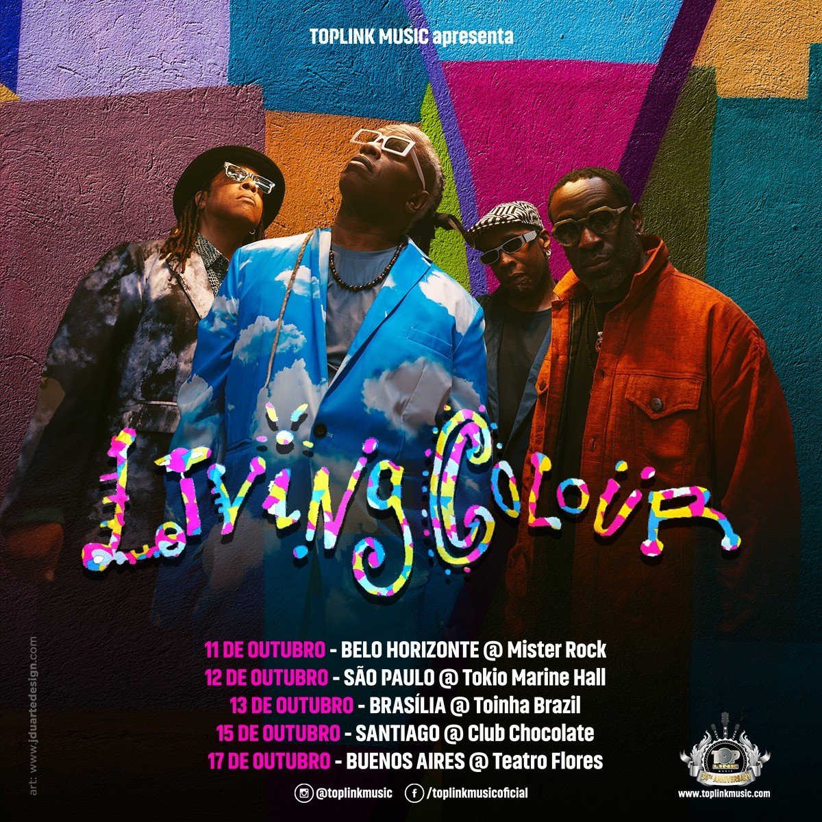 Living Colour anuncia turnê pela América Latina com shows no Brasil