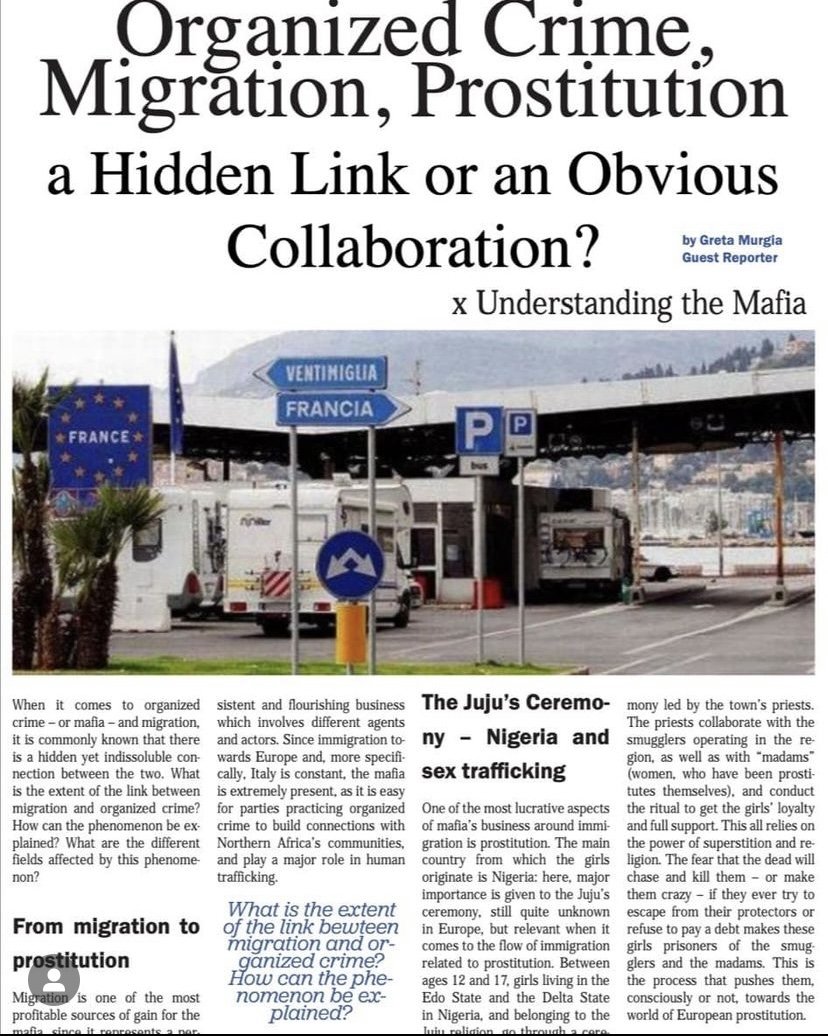 Organized Crime, Migration, Prostitution: a Hidden Link or an Obvious Collaboration?