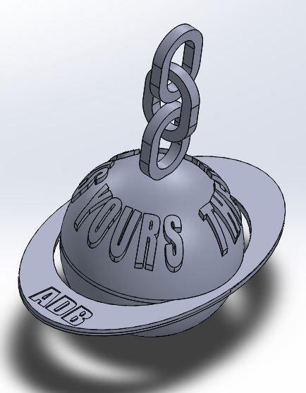 ADB The World Is Yours Keychain