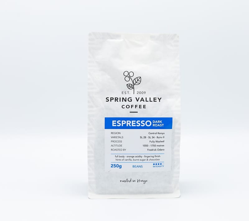 Fine Grind Espresso Dark Roast Coffee Alphajiri Greengrocer