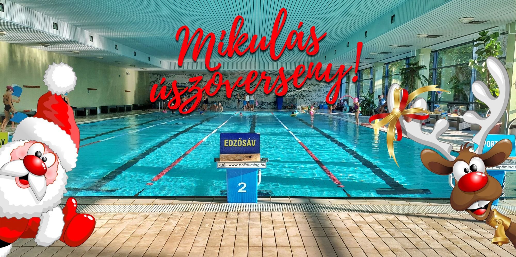 Decemberben újra Mikulás úszóverseny az uszodában!