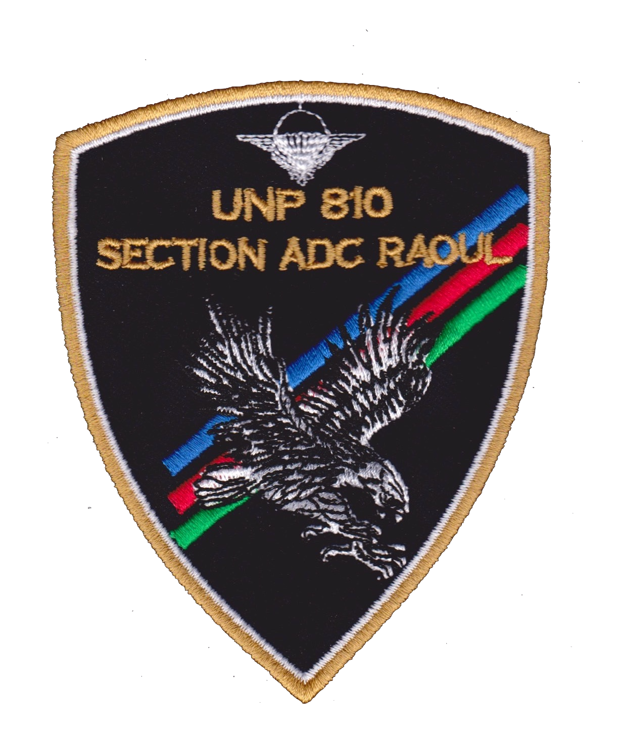 Patch U.N.P. section "Adc RAOUL" brodé sur velcro (mâle/femelle) 10€ l'unité