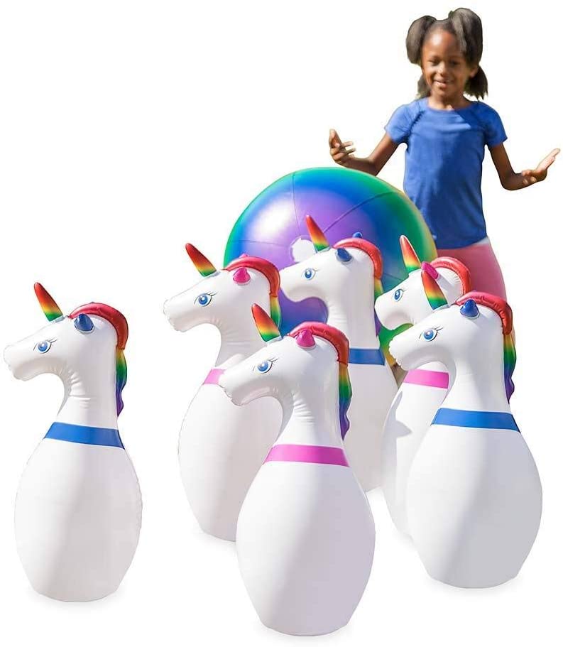 Unicorn Inflatable Bowling Just Play Games & Rentals