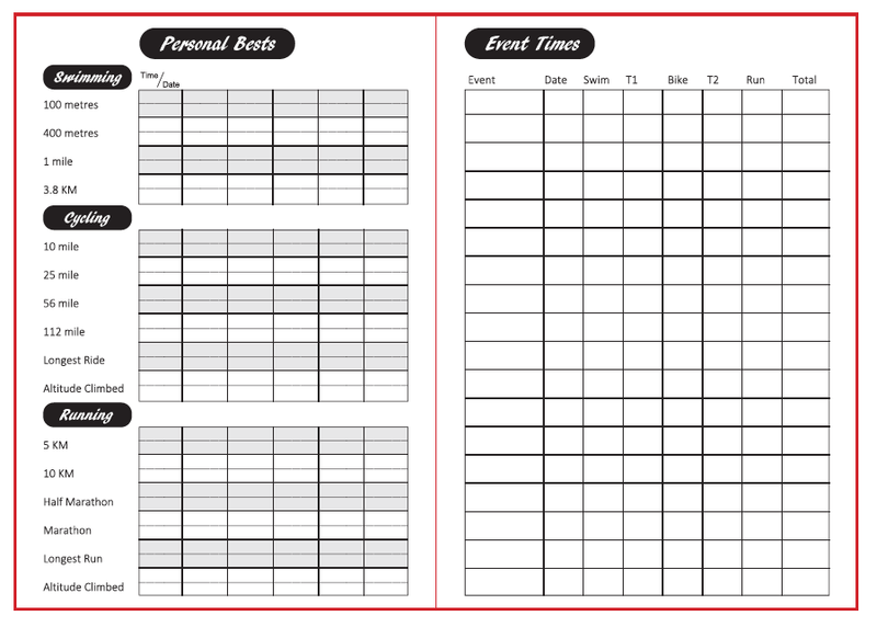 Triathlon Training Diary