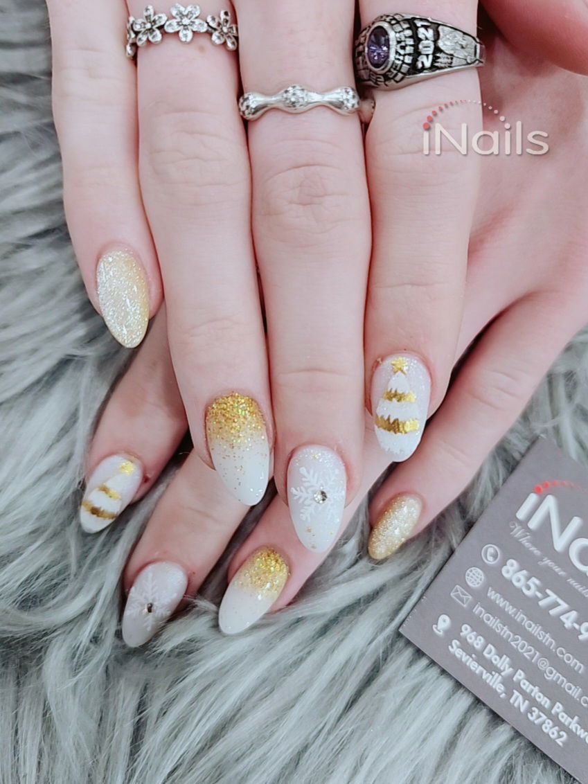 Christmas Nail art by iNails