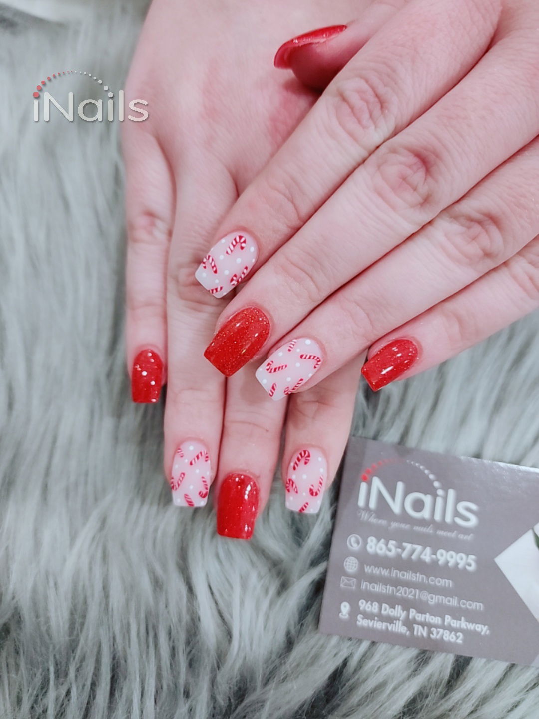 Christmas Nail art by iNails