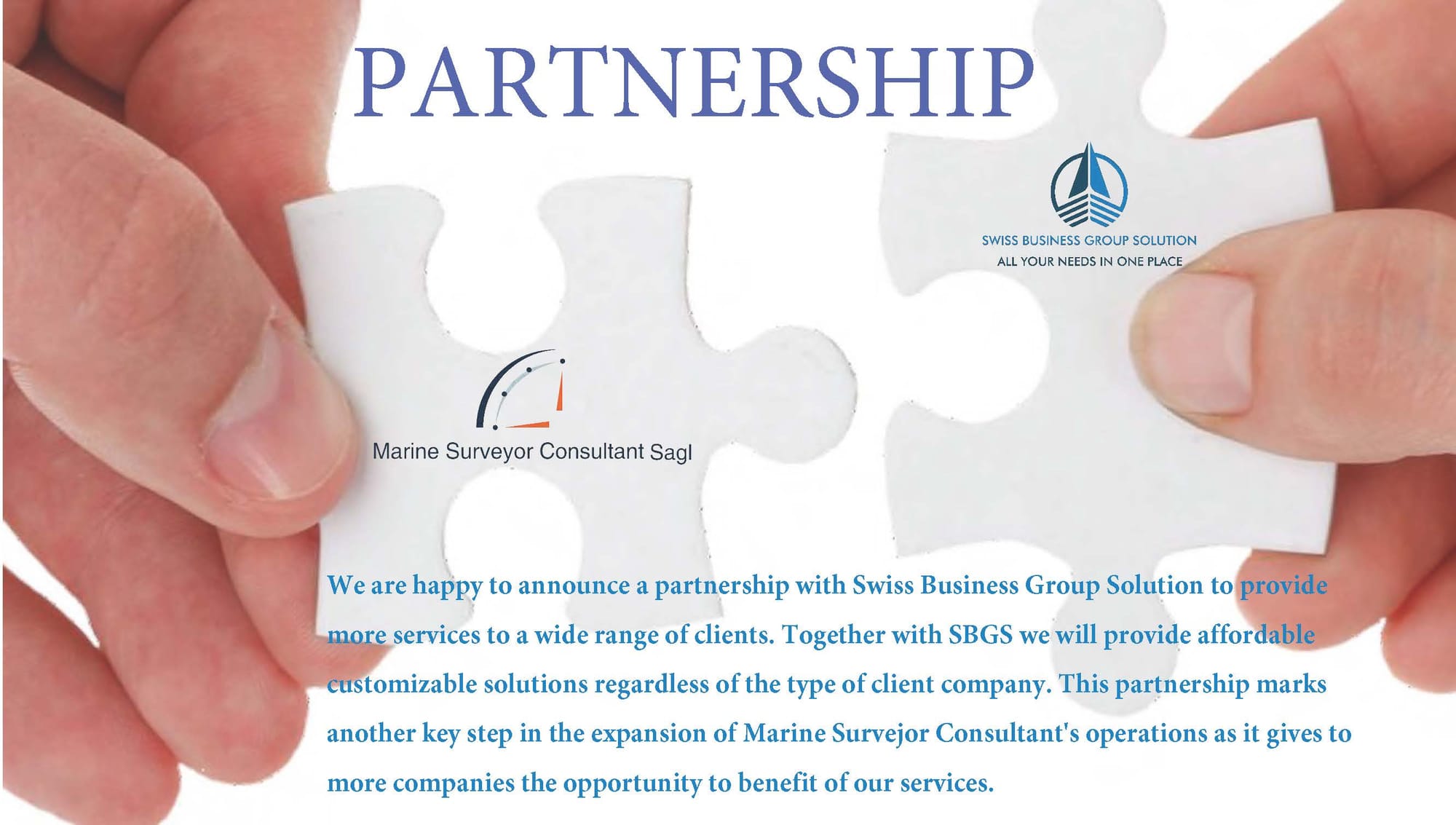 PARTNERSHIP ANNOUNCEMENT