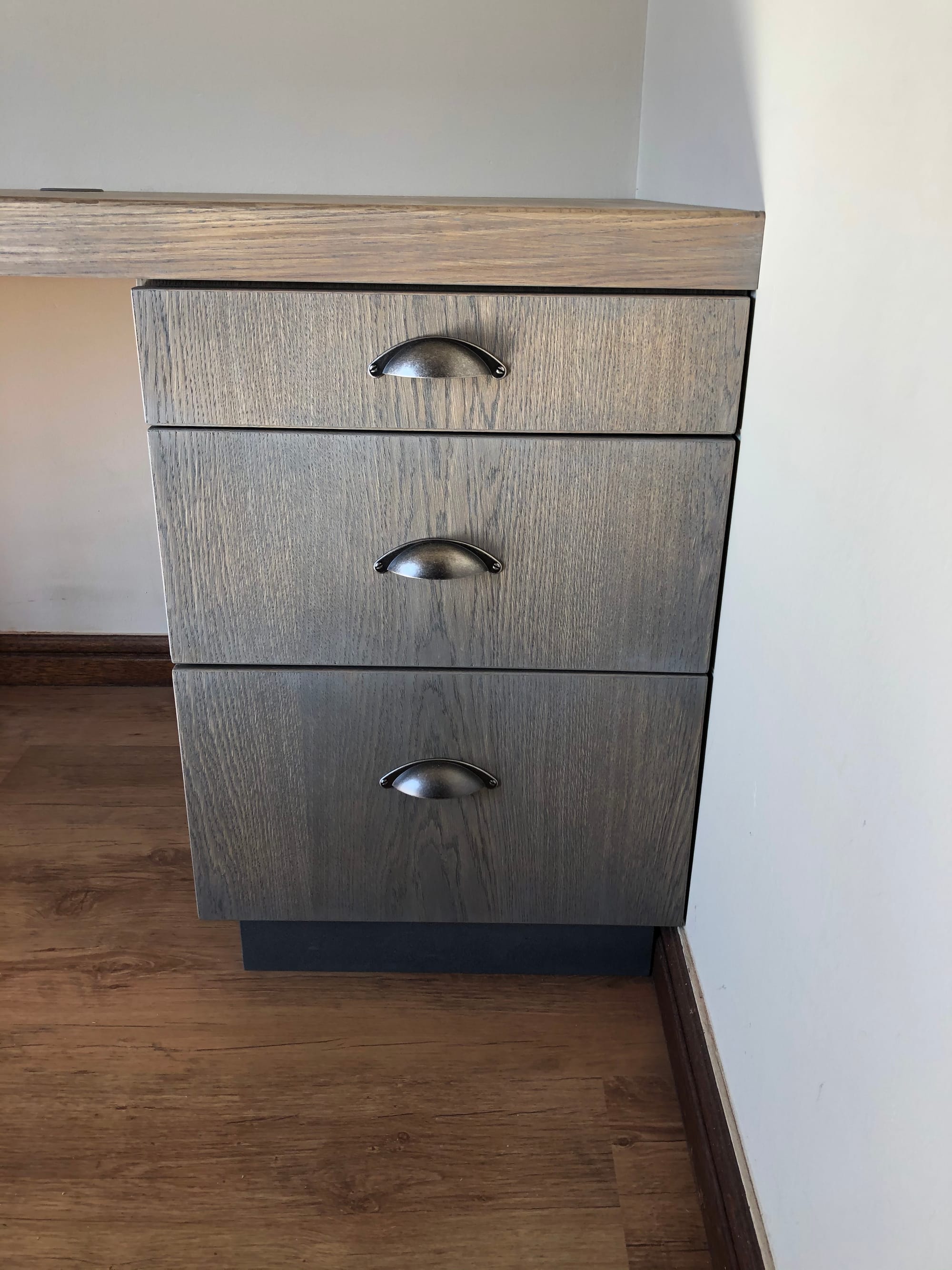 Study counter top and drawers