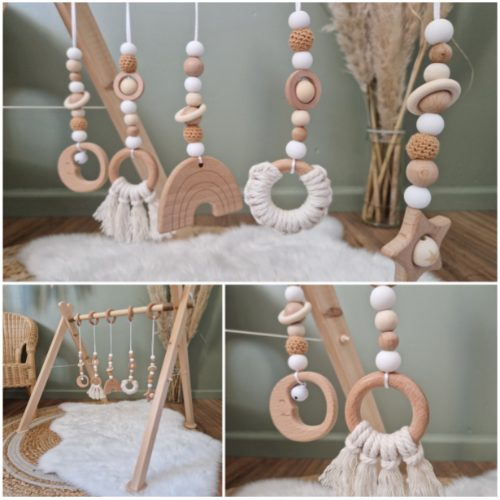 Bébé Adore by Leslie - Portique d'éveil personnalisé Doux reves
