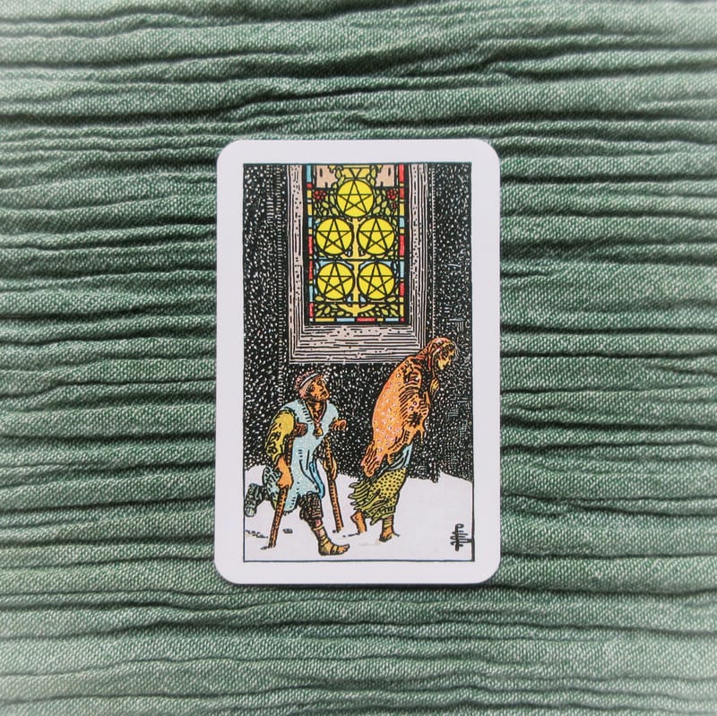 Tarot 5 der Münzen