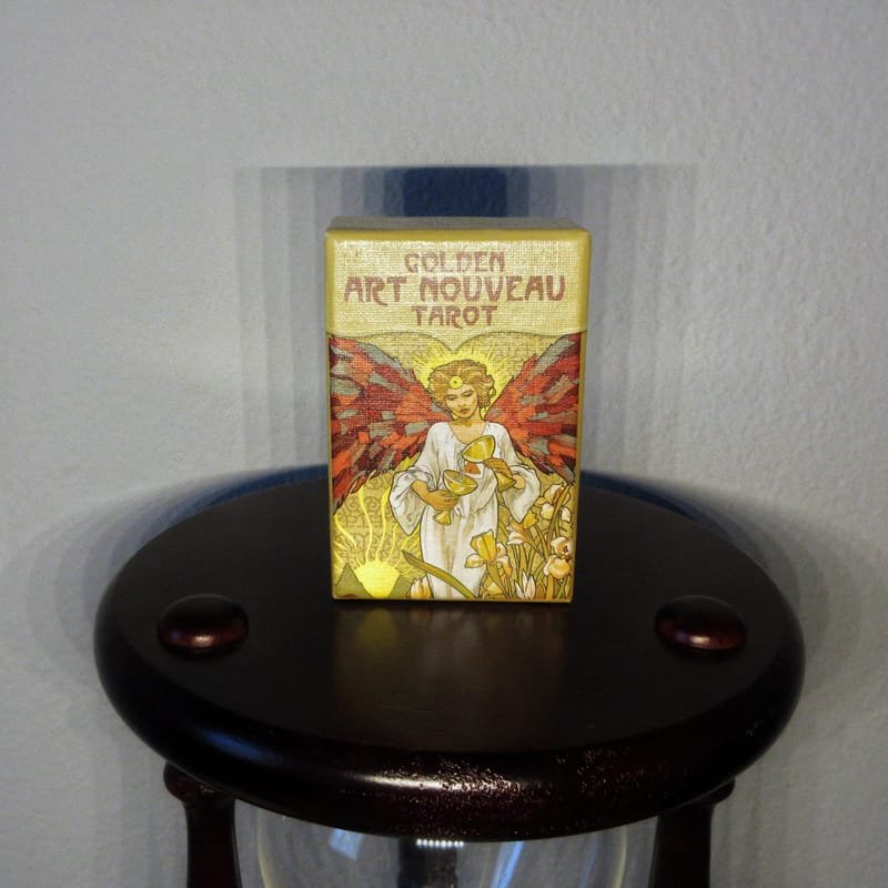 Golden Art Nouveau Tarot mini