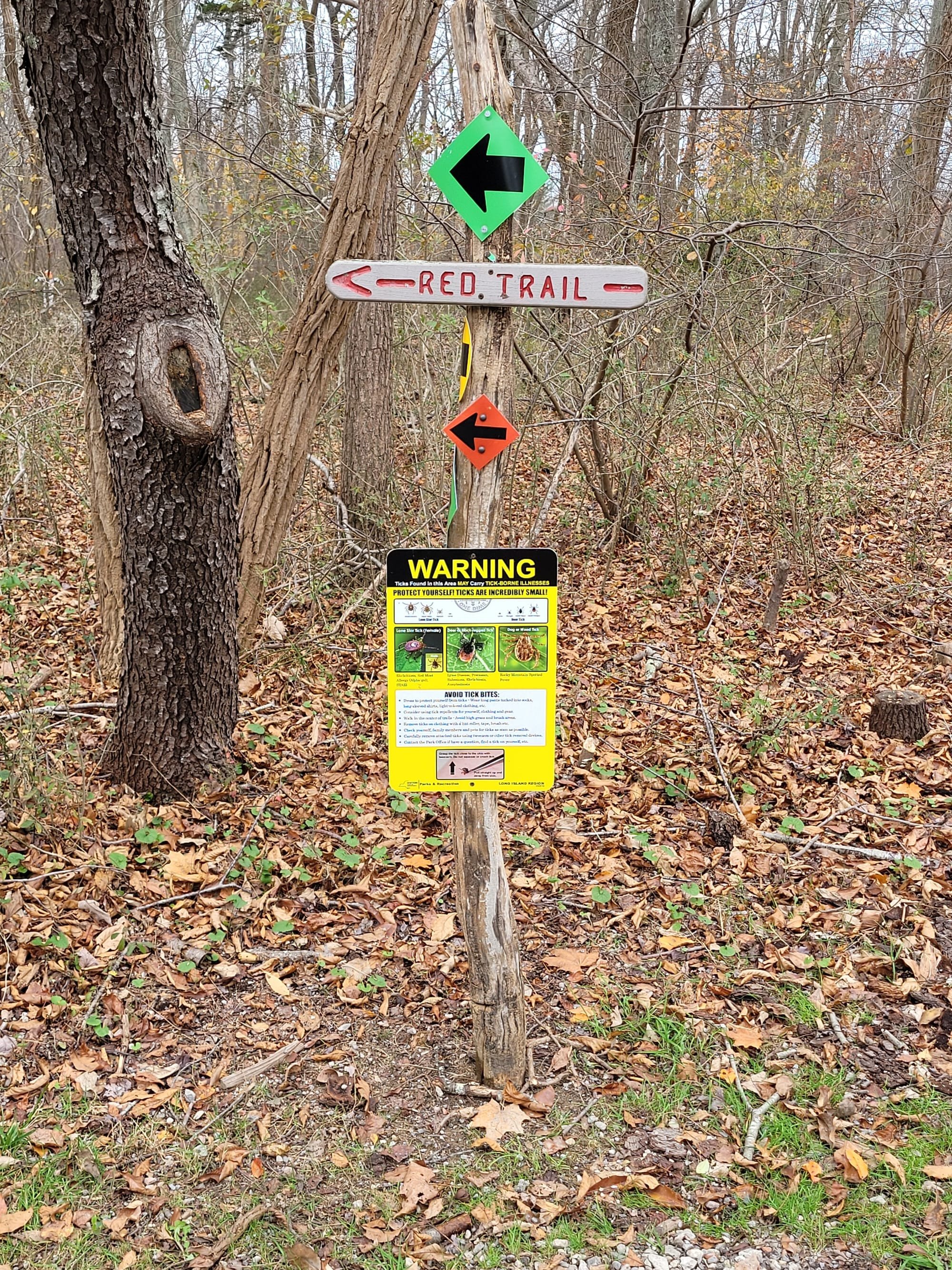 Caleb Smith State Park Preserve Hiking Trails - Smithtown, NY