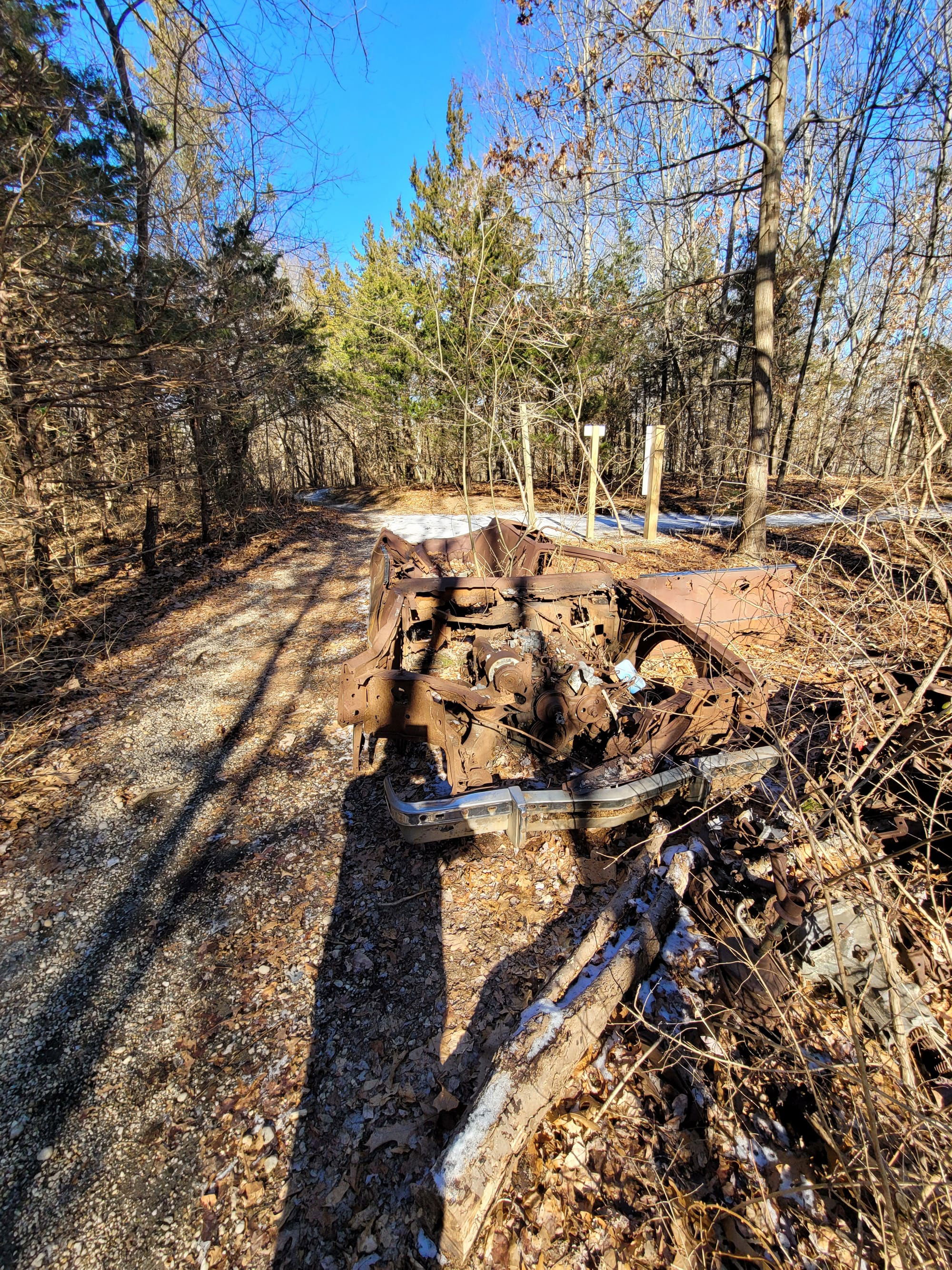 Stillwell Woods Preserve (Woodbury, NY) - Abandoned Car