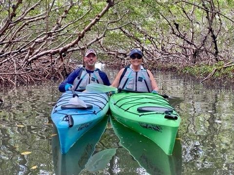 Coastal Kayak Charters tour of the Shell Key Preserve - Mangrove Tunnel - St. Petersburg, Florida - 6/11/21