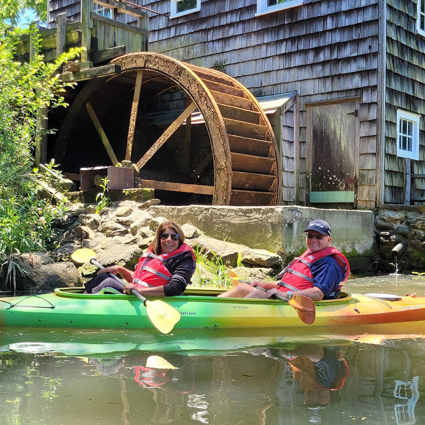 Stony Brook Harbor - 6/23/21 (Grist Mill Water Wheel)