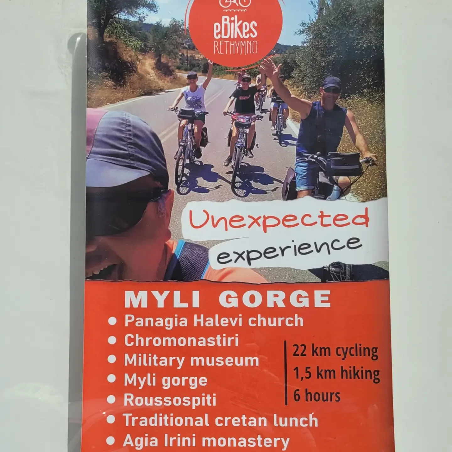 eBikes (bike & hike) - Rethymno, Crete - Myli Gorge - 9/4/22