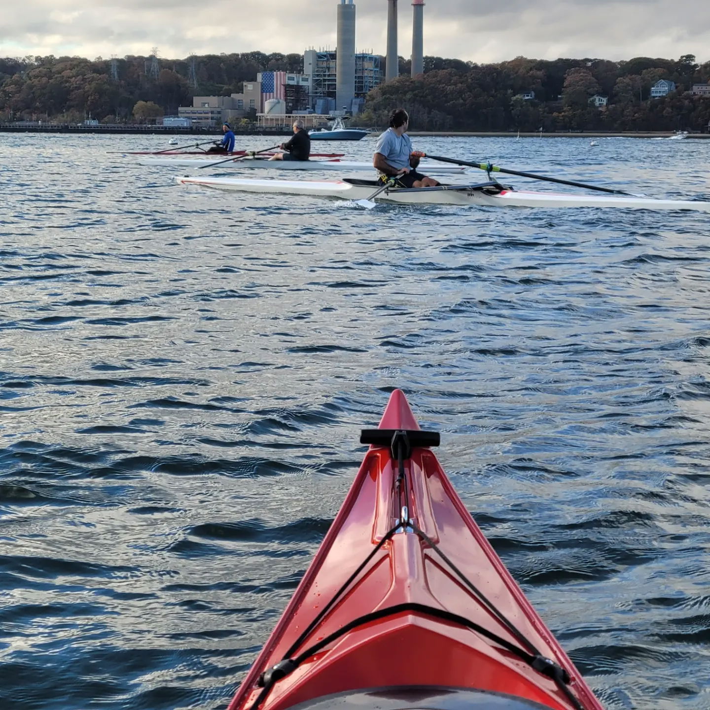 Port Jefferson Harbor, NY - Single Scull Practice - 10/29/22