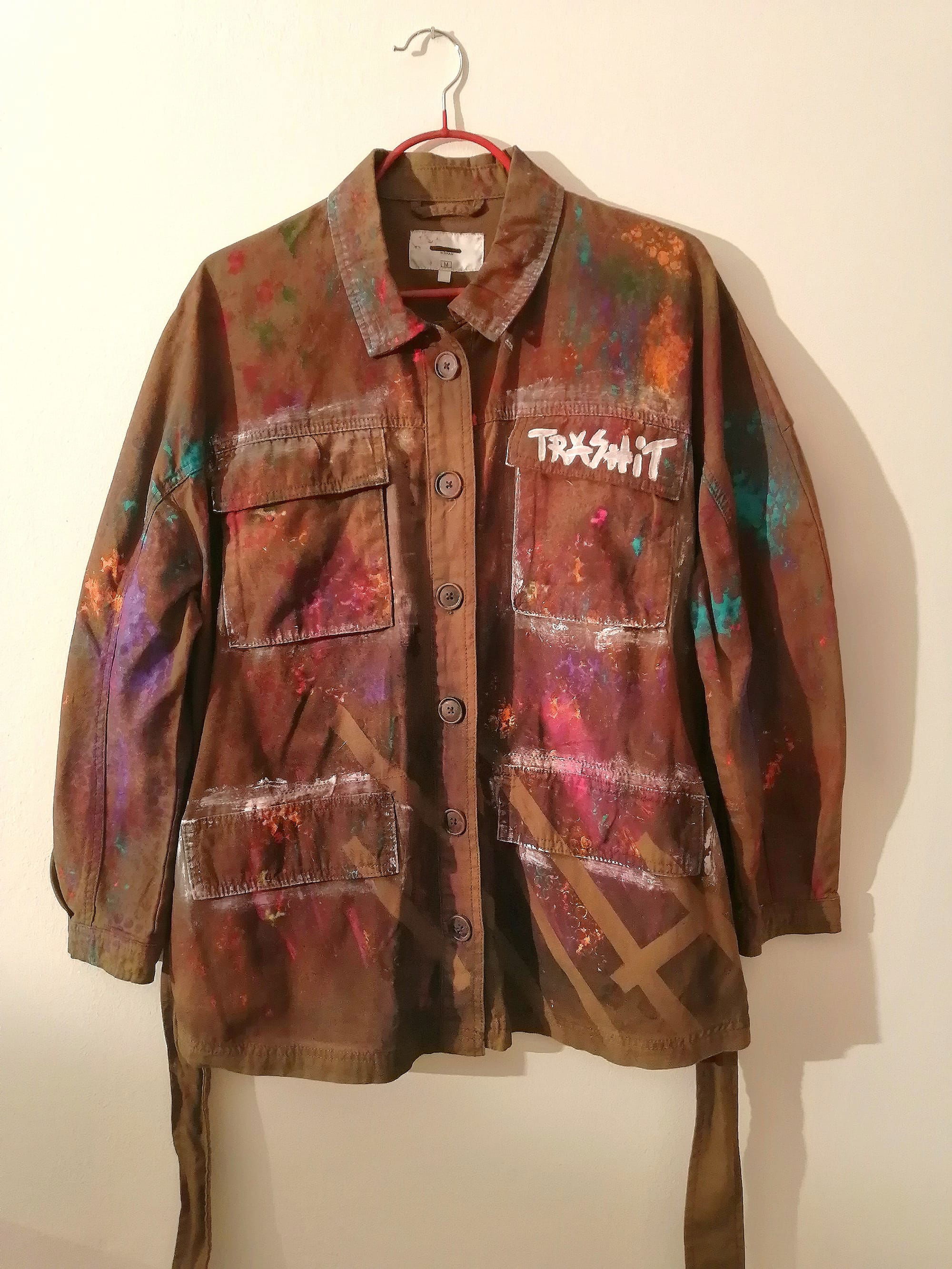 Hand painted women jacket, one piece