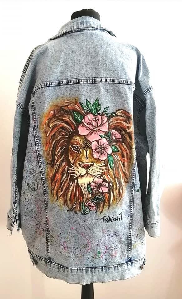 hand painted jacket