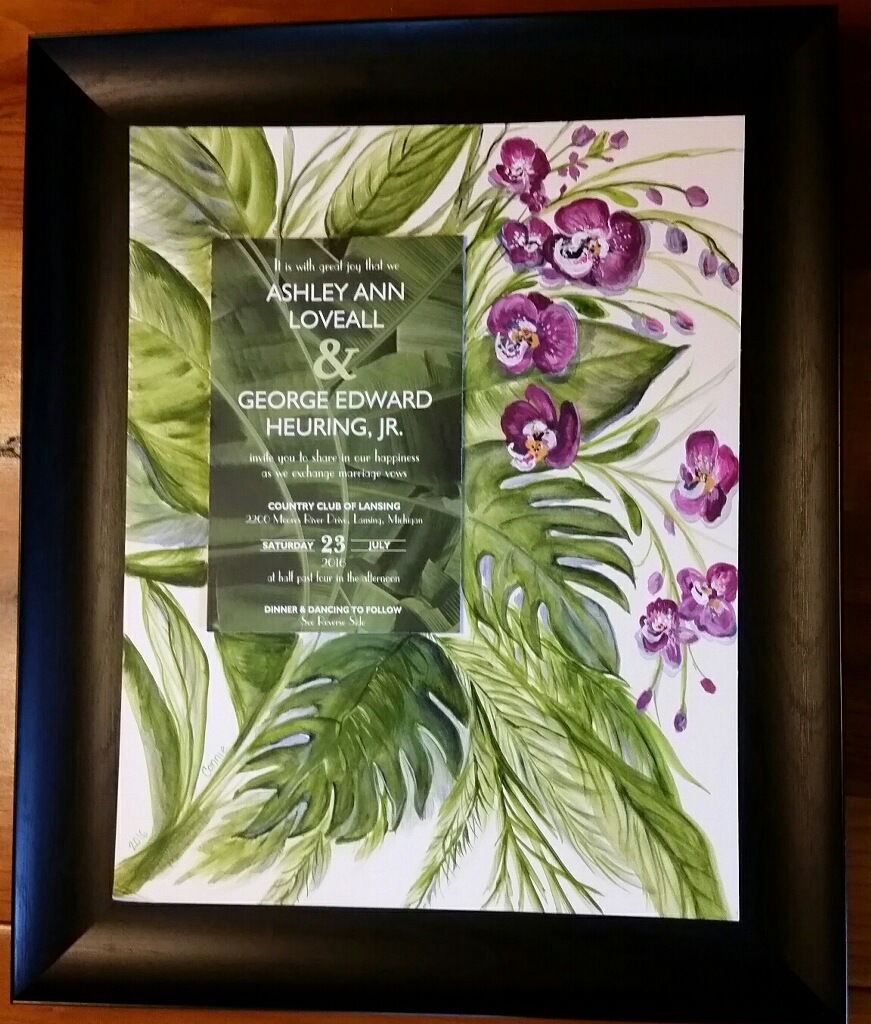 Embellished Wedding Invitation