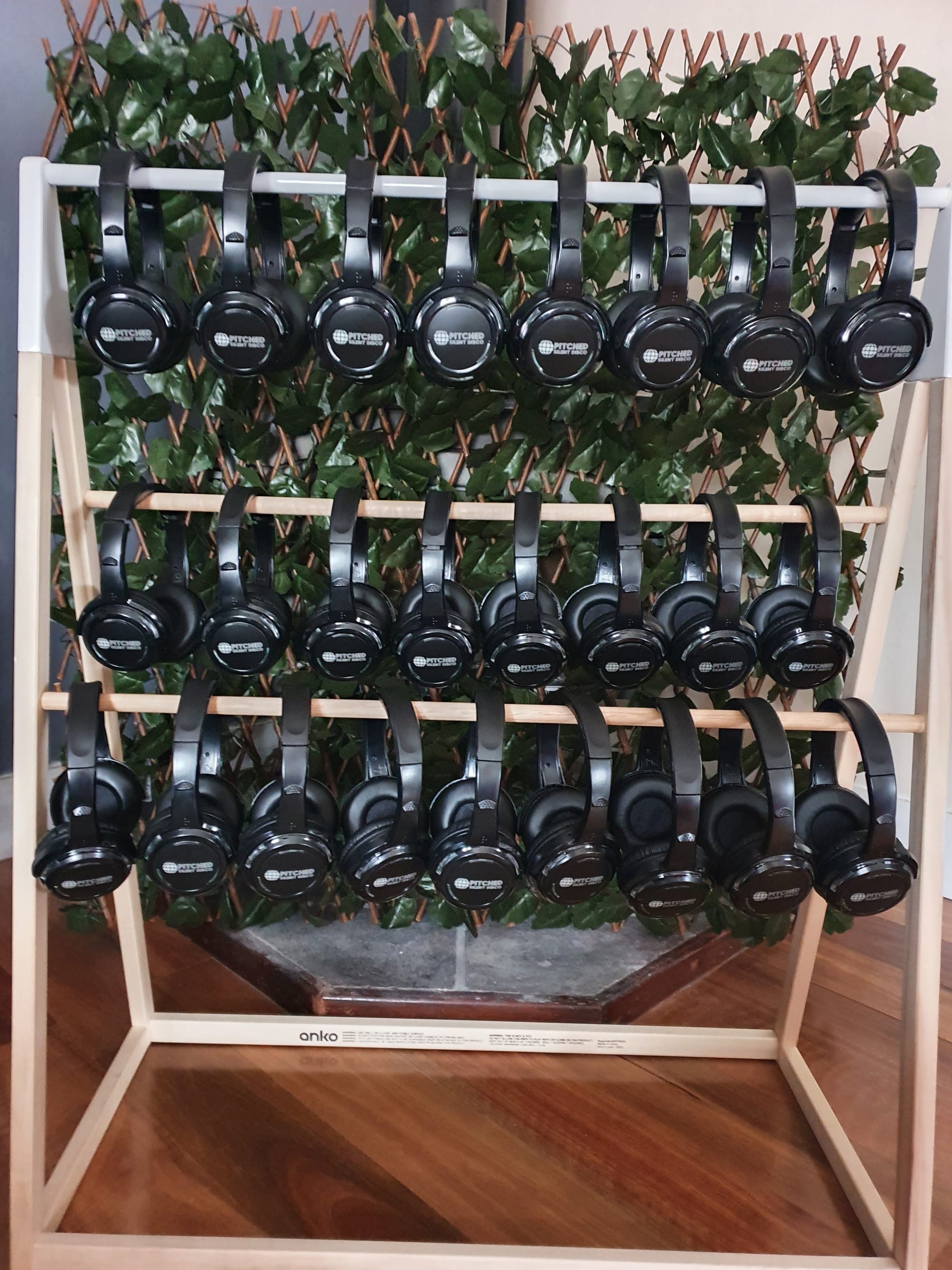 Head sets on Display stand