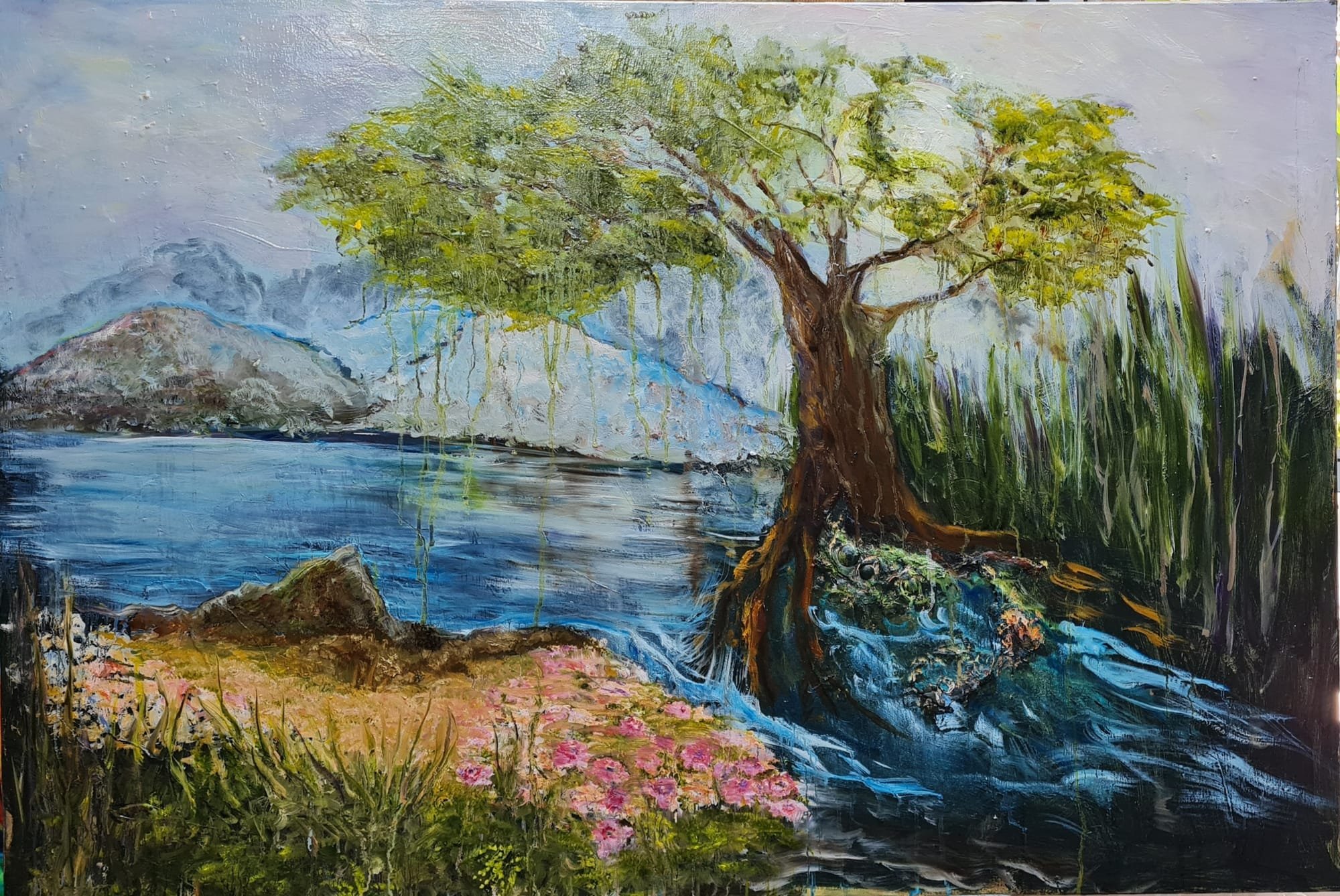 ציור מס. 73 "כעץ שתול על פלגי מיים"