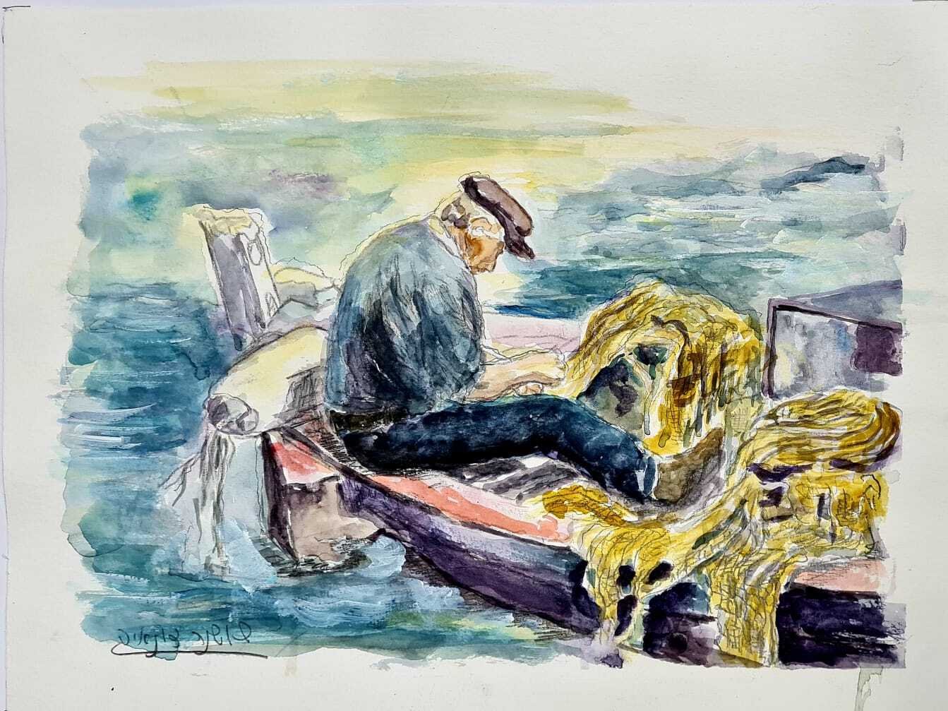 ציור מס. 56 - "הדייג"