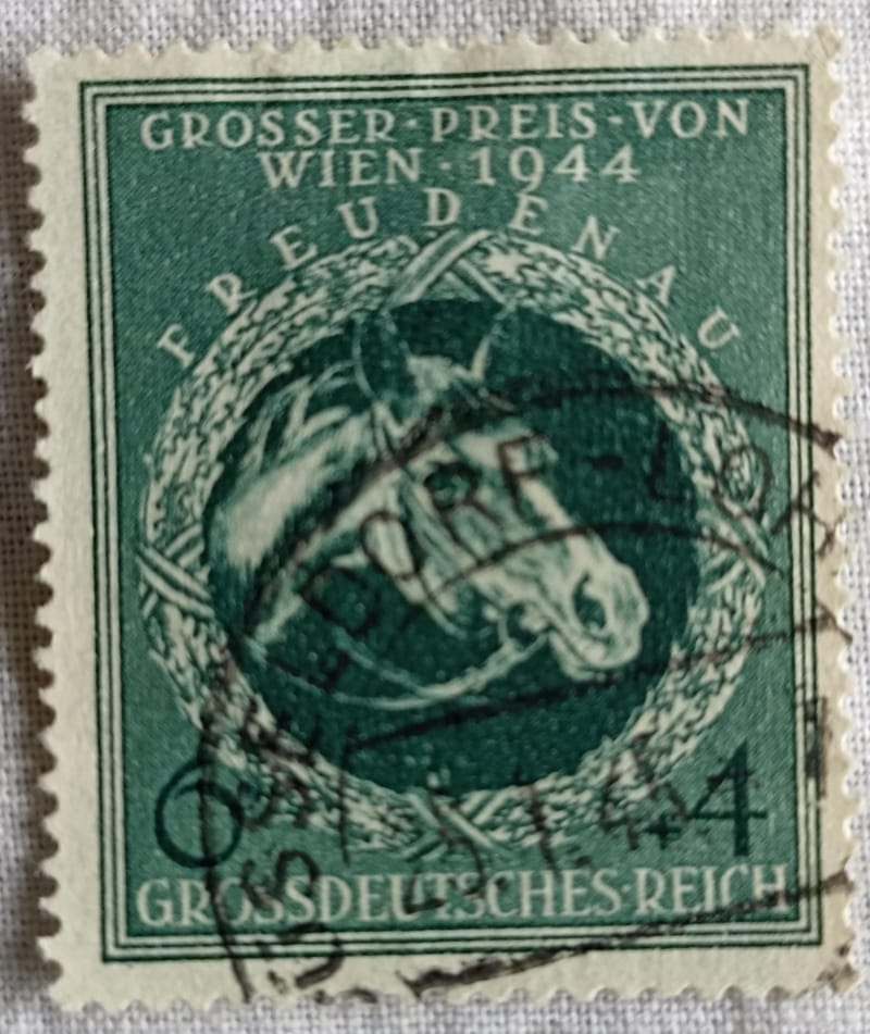 Sello grossdeutsches Reich 1944 (III Reich Hitler-Nazi-Alemania) WWII ...