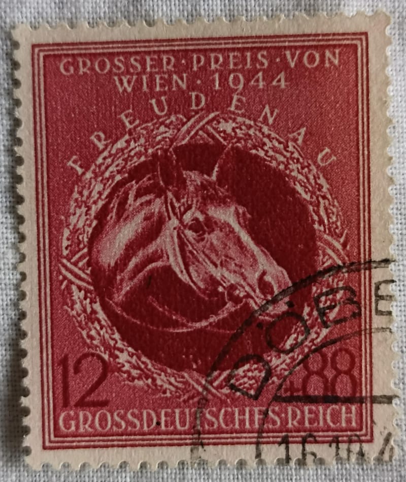 Sello grossdeutsches Reich 1944 (III Reich Hitler-Nazi-Alemania) WWII ...