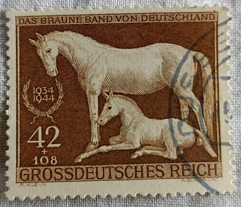 Sello grossdeutsches Reich 1944 (III Reich Hitler-Nazi-Alemania) WWII ...