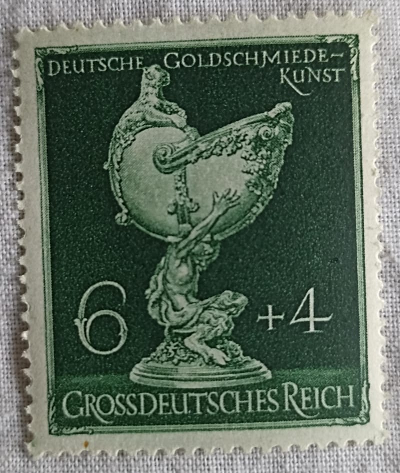Sello Grossdeutsches Reich 1944 (III Reich Hitler-Nazi-Alemania) WWII ...