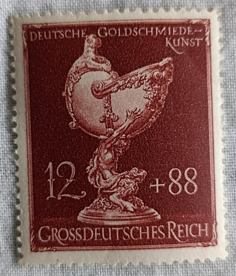 Sello Grossdeutsches Reich 1944 (III Reich Hitler-Nazi-Alemania) WWII ...