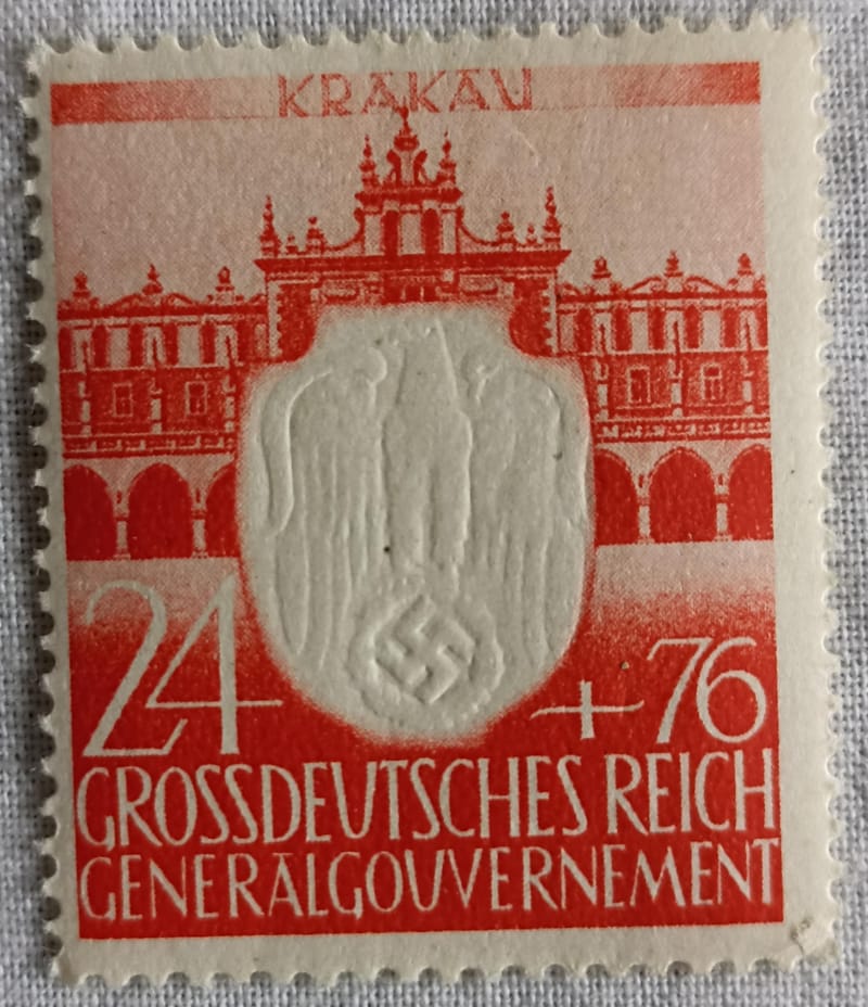 Sello Grossdeutsches Reich 1945 (III Reich Hitler-Nazi-Alemania) WWII ...