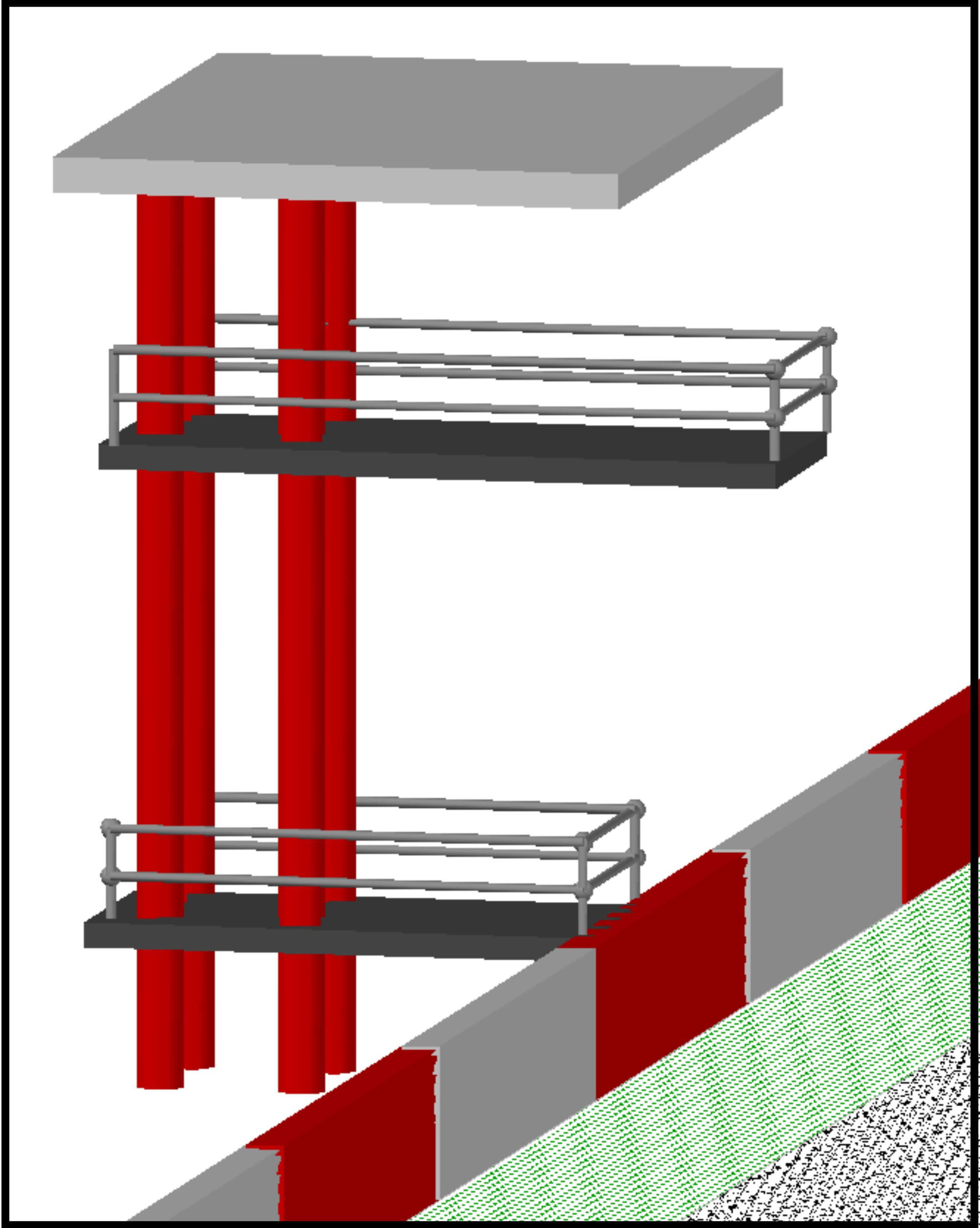 Duel Level, Elevated Starter's Stand