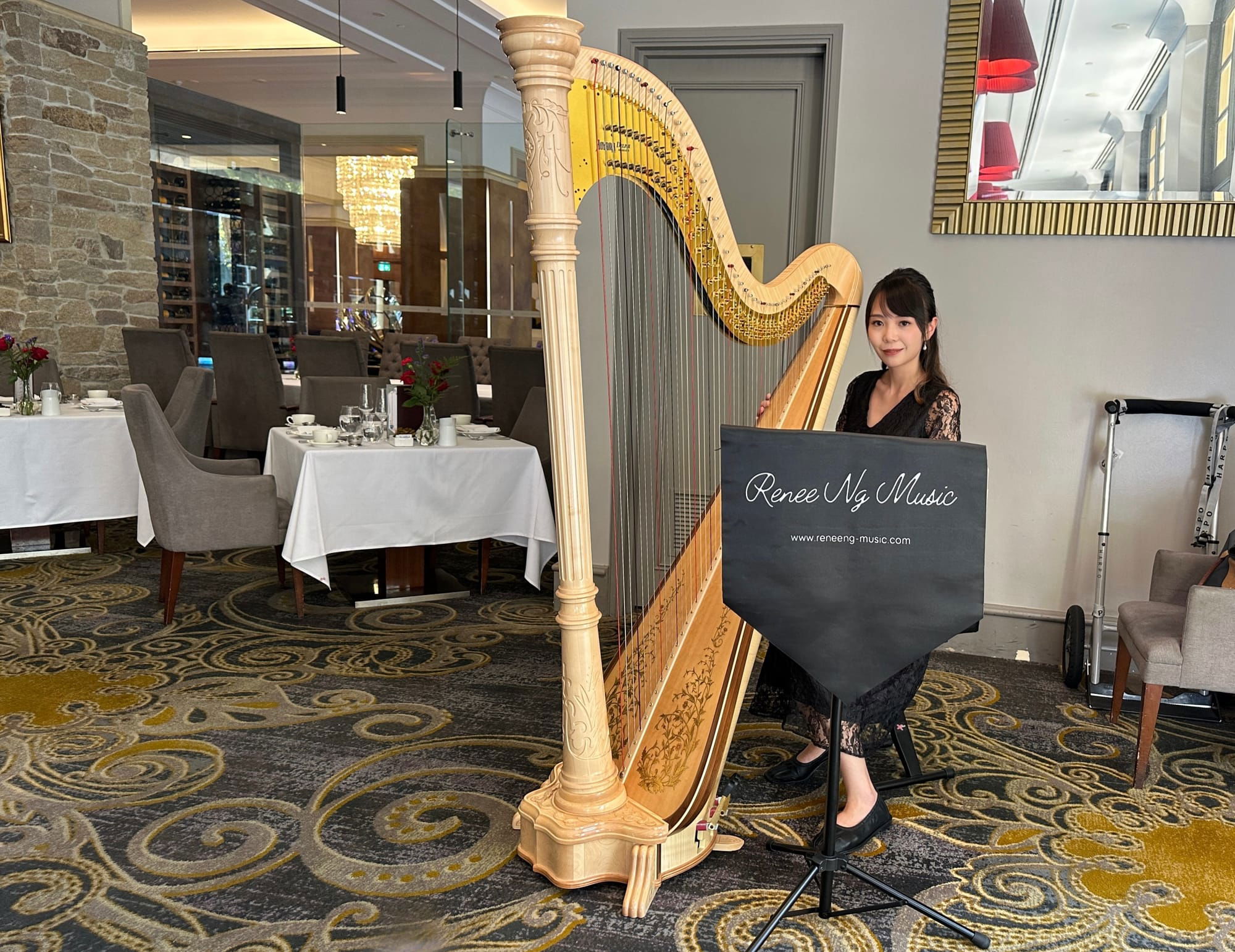 Harp Music for Duxton Hotel March 2023