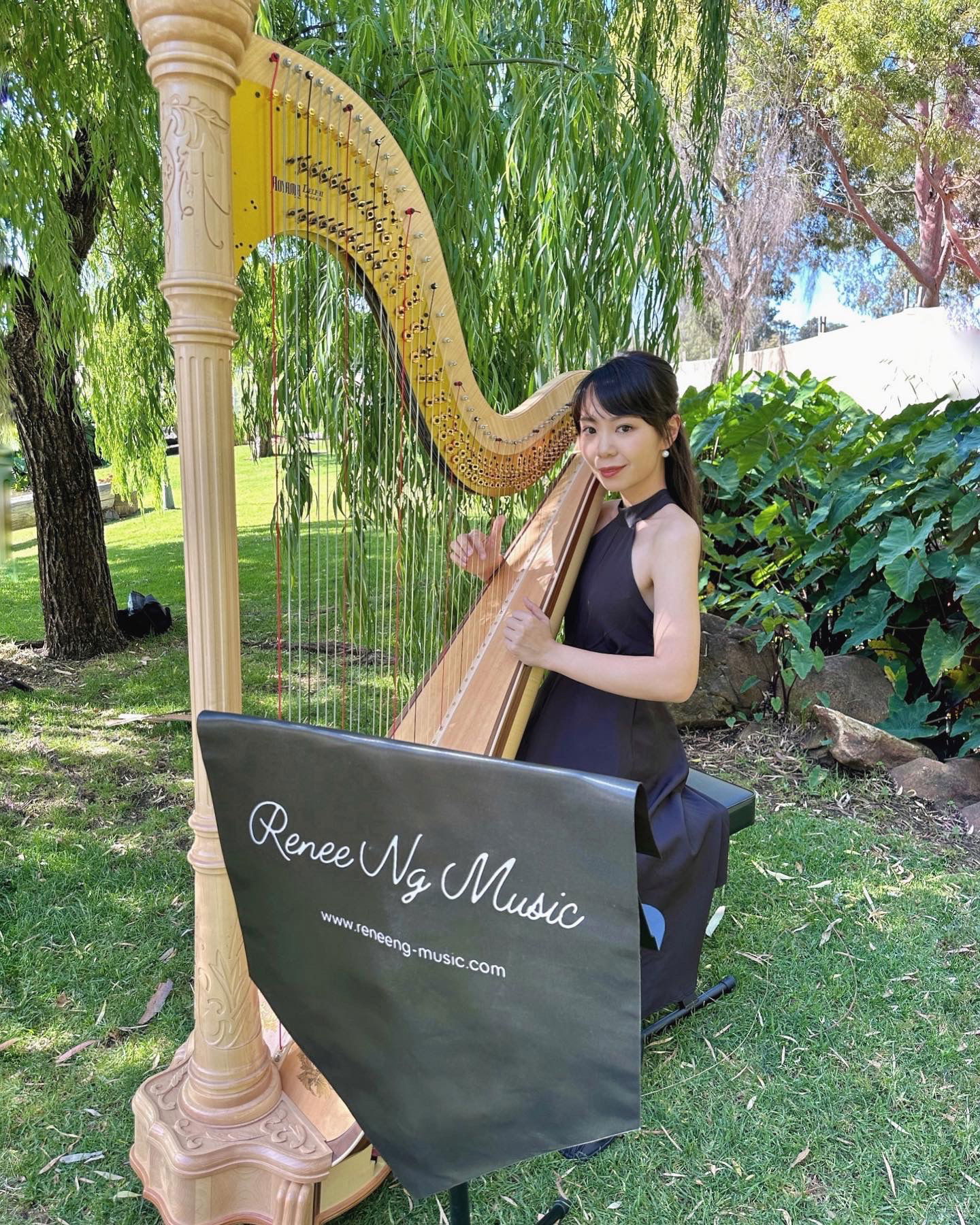 Harp Performance at Brookleigh Estate, Perth Oct 2023
